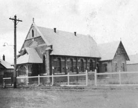 The church building c. 1928